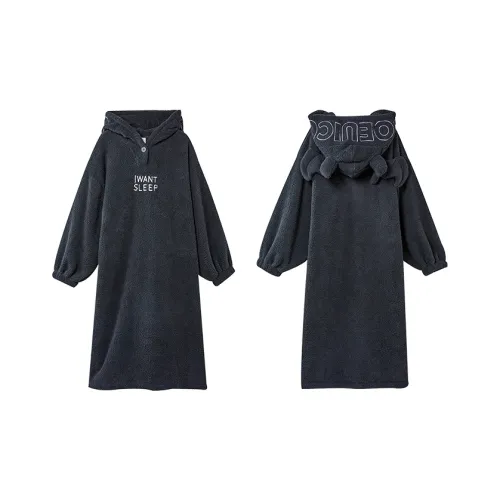 GUKOO Черные Женские Ночные сорочки