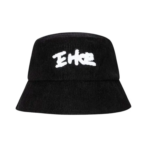 Erke Bucket Hats Unisex Глубокий Черный
