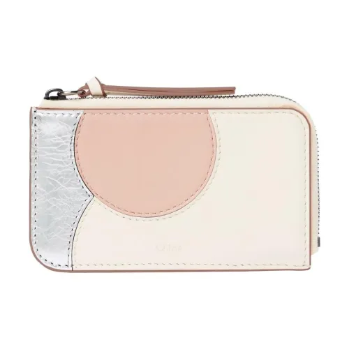 Chloe Marcie Металлик Телячья кожа Кошелек Маленький Женский Розовый Многоцветный