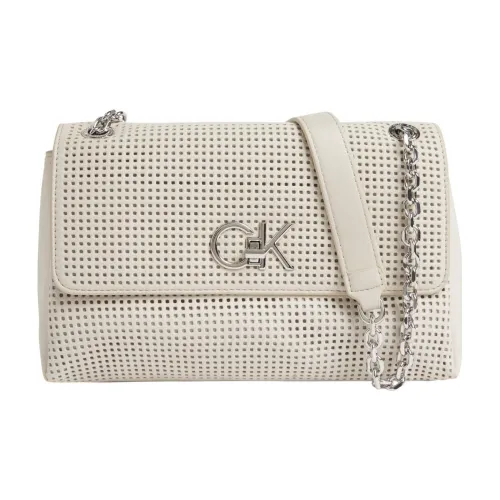 CALVIN KLEIN Искусственная кожа Сумка через плечо Женская Белая