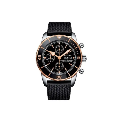 BREITLING Автоматический Механический Механизм Мужские Часы 44мм*15,65мм Черный