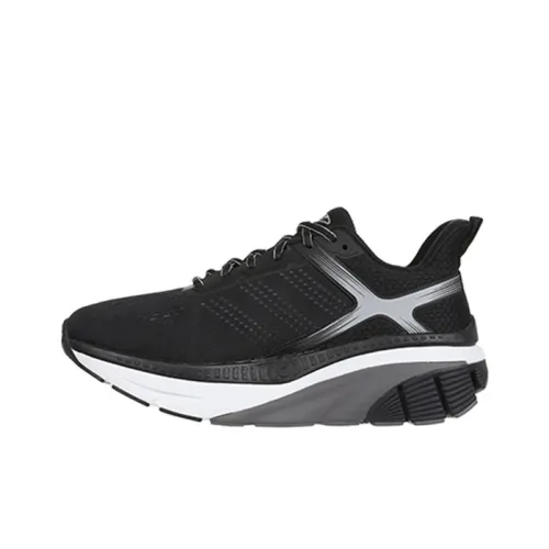 MBT Амортизация Дышащий Увеличение Высоты Светоотражающий Низкий Топ Повседневные Беговые Кроссовки Мужские Черные