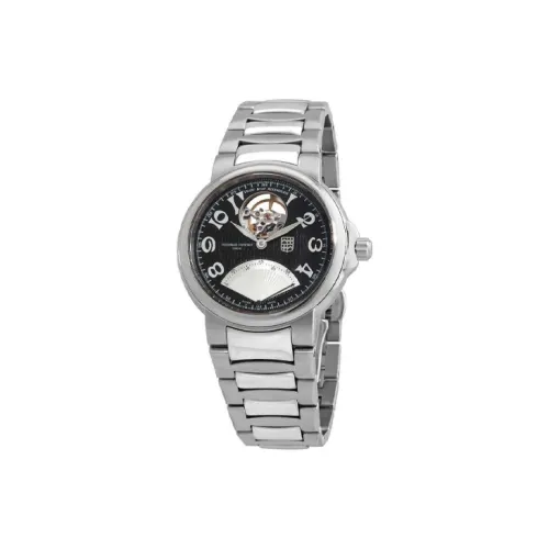 Frederique Constant Автоматический Механический Механизм Мужские Часы 38мм*10,7мм Черный