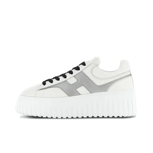 HOGAN H Stripes Low Топ Скейтборд Кроссовки Женские Серебряный