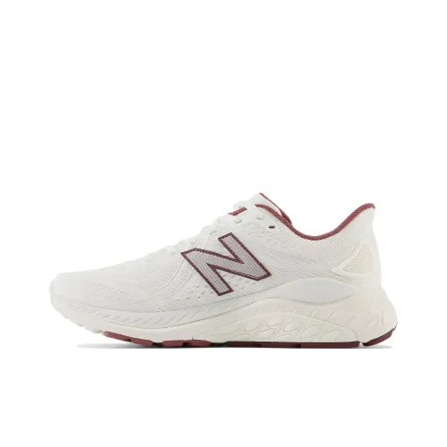 New Balance NB Свежий Пена X 860v13 X 860v13 Низкий Топ Беговые кроссовки Женские Белый Розовый