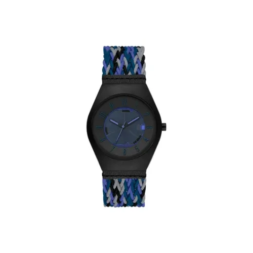 SKAGEN Grenen Samsø Collection Мужские часы Солнечный кварцевый механизм Тканевый ремешок Синий циферблат