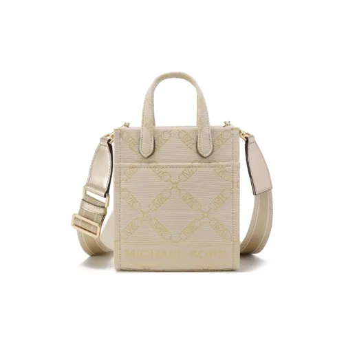 MICHAEL KORS Gigi Сумка через плечо Экстра Маленькая Женская Экрю Золотая