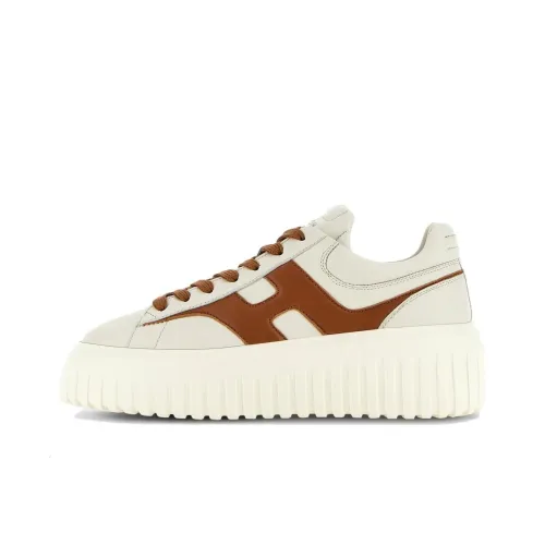 HOGAN H Stripes Low Топ Скейтборд Кроссовки Женские Коричневый