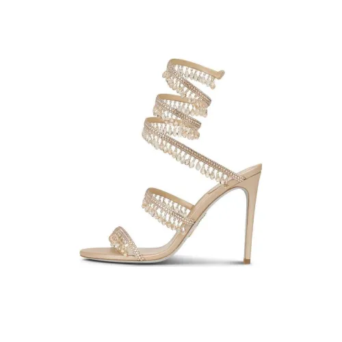 RENE CAOVILLA One Ремешок Сандалии Женские Бежевые