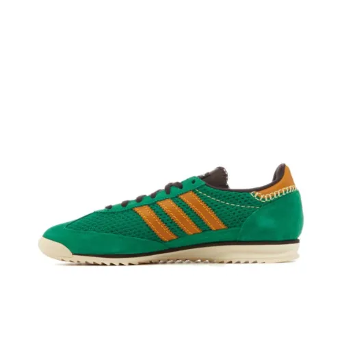 WALES BONNER x adidas originals SL 72 KNIT Slip Resistant Abrasion Resistant Низкий Топ Повседневная обувь Унисекс Зеленый