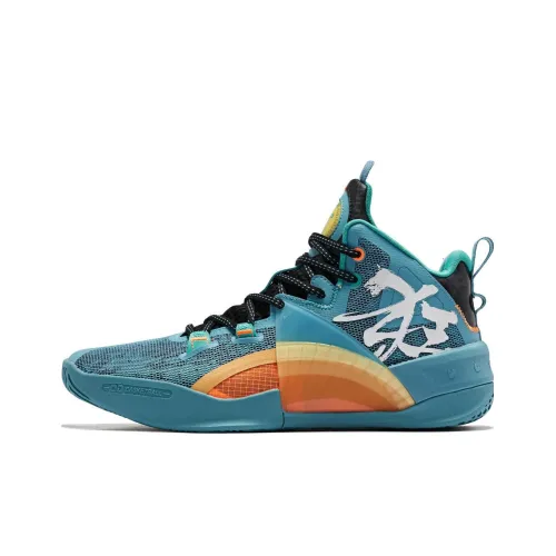 QIAODAN Zhanji 5 Баскетбольные кроссовки Высокий Топ Мужской