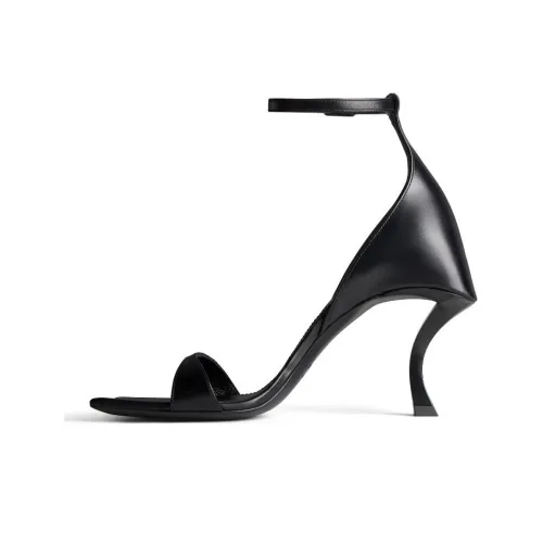 Balenciaga HOURGLASS One Ремешок Сандалии 10 см Женские Черные