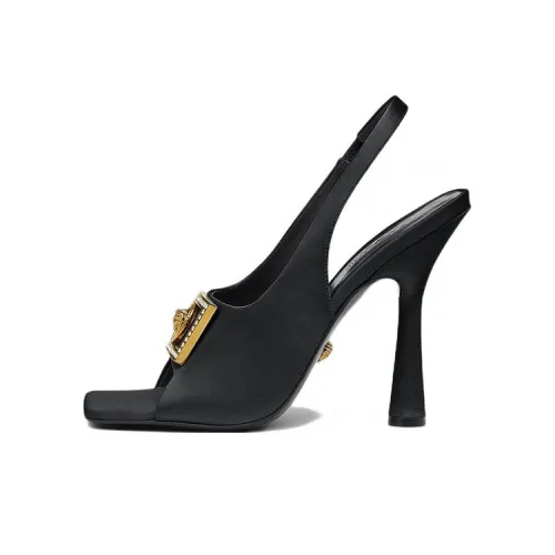 FANSIZHE Medusa One Strap Sandals Women's Black