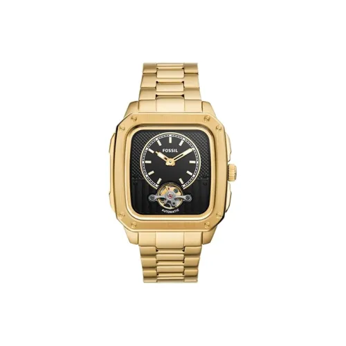 FOSSIL Автоматический Механический Механизм Мужские Часы 42мм*12мм Черный