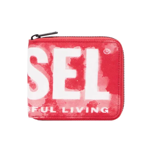 DIESEL Полиэстер Кошелек Стандартный Мужской Красный и Белый