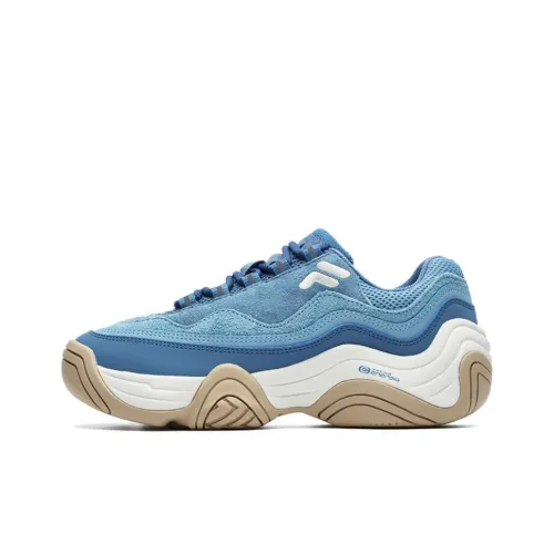 FILA FUSION HERITAGE BASKETBALL Низкий Топ Винтажные Баскетбольные Кроссовки Женские Синие