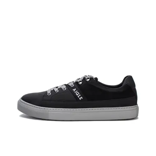 AIGLE Slip-Resistant Низкие Кроссовки для Скейтбординга Мужские Черные