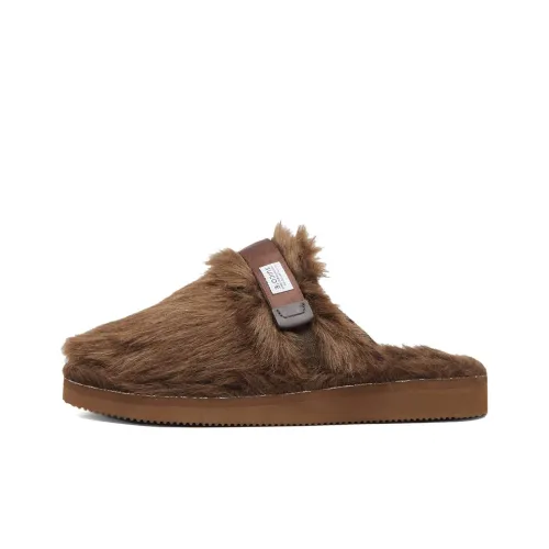 Suicoke противоскользящие домашние тапочки унисекс коричневые