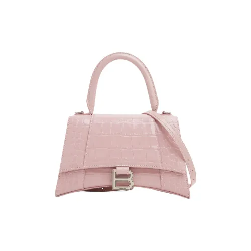 Balenciaga Крокодил Тисненый Телячья кожа Сумка через плечо Сумка Обычный Женские Розовый