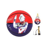 [Digimon Adventure Красный и Фиолетовый] Размер 5 Детский Баскетбол (с насосом, комплект из трех предметов включен)