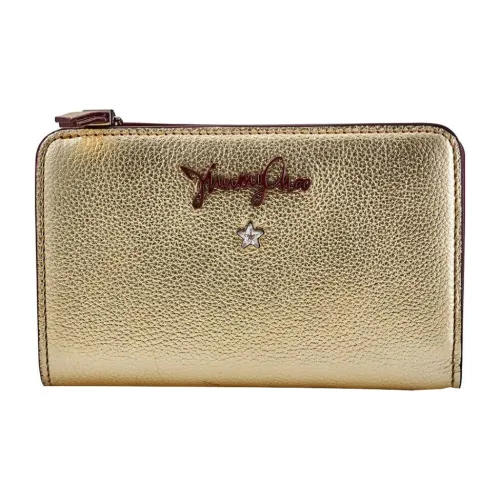 Jimmy Choo Лиза Ящерица Принт Кожа Кошелек Женские Золотой