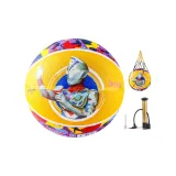 【Ультрамен Dekai Желтый】 № 5 Детский Баскетбол (Набор с насосом, 3 предмета)