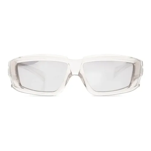 RICK OWENS совместный бренд RO Нейлон Нерегулярная форма Солнцезащитные очки Женские Прозрачный