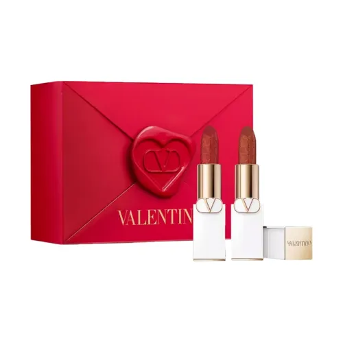 Valentino Monogram Limited Two-Tone Lipstick Gift Sets Валентино Монограмма Ограниченный Двухтонный Набор Помад в Подарочной Коробке