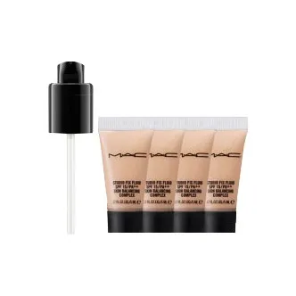 MAC Flawless Liquid Foundation Sample Pack Easy to Blend Matte Correcting Skin Tone 5мл*4+Press Nozzles