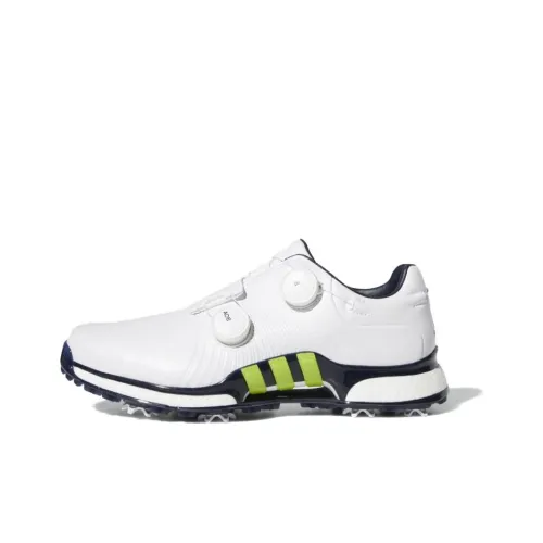 Adidas Tour360 Нескользящий Легкий Низкий Топ Гольф Обувь Мужская Белый Зеленый