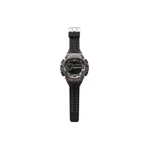 HYPERGRAND HYP Collection Кварцевые часы Резиновый ремешок Черный циферблат Унисекс