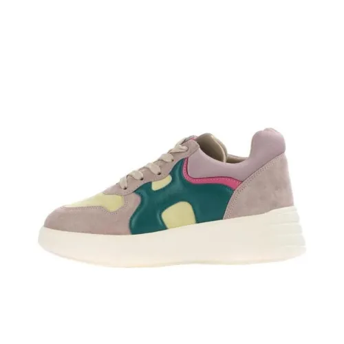 HOGAN Rebel Low Топ Повседневная обувь Женская Серый Зеленый