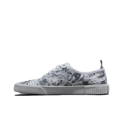 THOM BROWNE Canvas Shoes Low Top White Women's