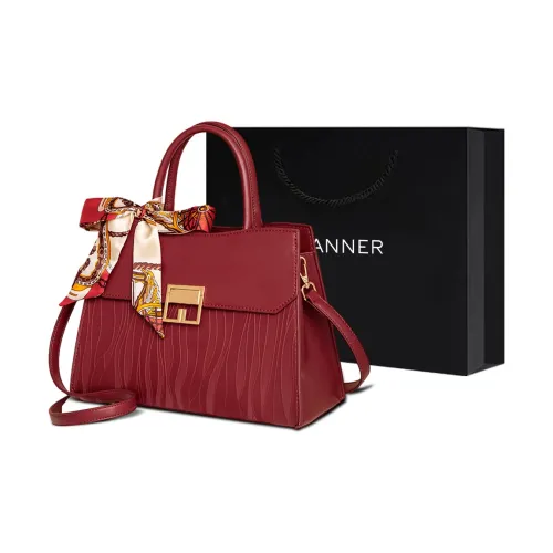 C°BANNER Коровья кожа Mom Сумка Сумка Стандартная Женская Бургунди