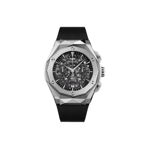 HUBLOT Classic Fusion Collection Автоматический Механический Механизм Мужские Часы Часы 45 мм Черный Циферблат