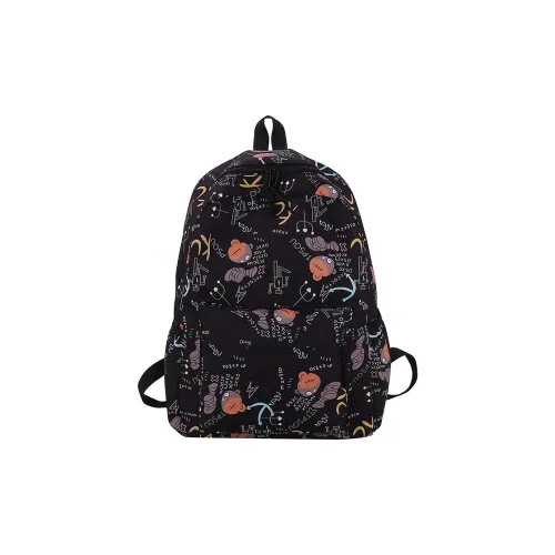 KAKAXI Nylon Laptop Bag Backpack Unisex Black Gray Ecru KAKAXI Нейлоновая сумка для ноутбука рюкзак унисекс черный серый экрю