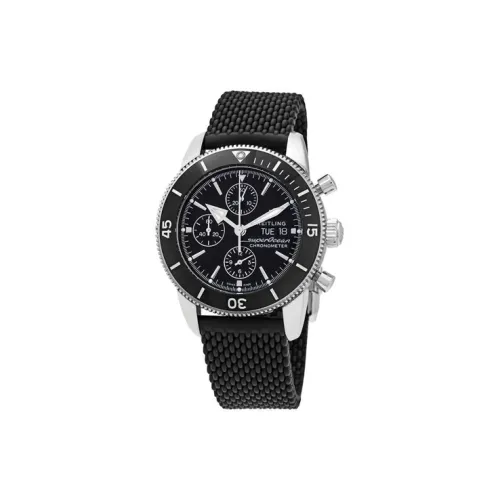 Breitling Автоматический Механический Механизм Мужские Часы 44мм*15,65мм Черный