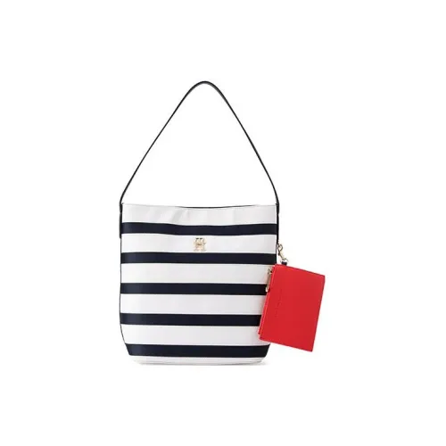 Tommy Hilfiger Сумка из искусственной кожи сумка через плечо маленькая женская синий и белый в полоску