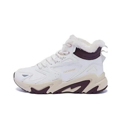 QIAODAN Противоскользящий Высокий Топ Casual Женский Айвори Какао