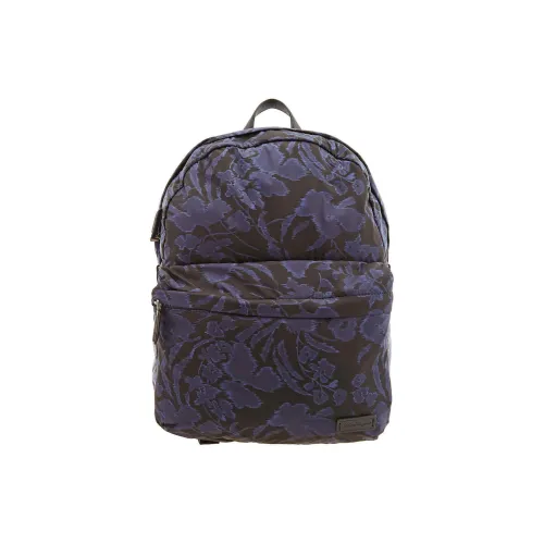 FERRAGAMO Nylon Backpack Standard Men's Blue Black