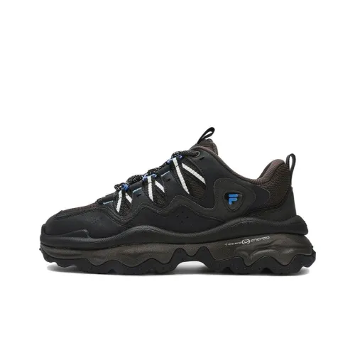 FILA FUSION QD96 Низкие кеды с толстой подошвой, черные, мужские