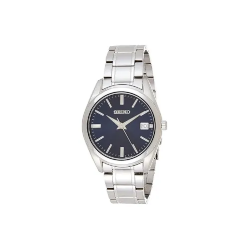 SEIKO Кварцевый механизм нержавеющая сталь ремешок мужские часы синий циферблат модель SUR309P1