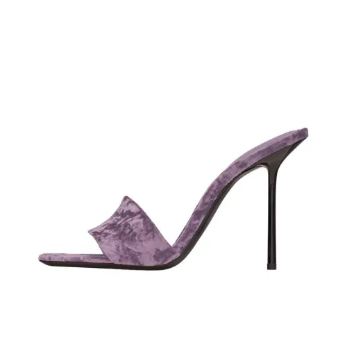 SAINT LAURENT Стильные сандалии женские фиолетовые
