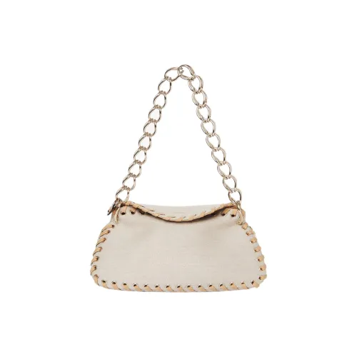 Chloe Juana Linen Nappa Lambskin Handbag Crossbody Bag Women's Light Umber