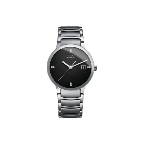 RADO Автоматический Механический Часы Мужские Crystal Collection 38mm*9,7mm Черные