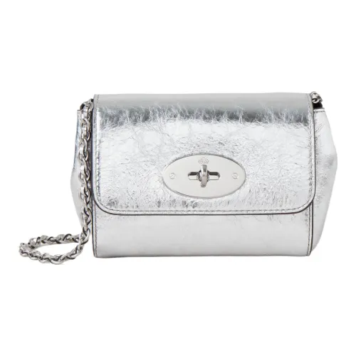 Mulberry Lily Кожа Сумка через плечо Сумка на плечо Мини Women's Silver