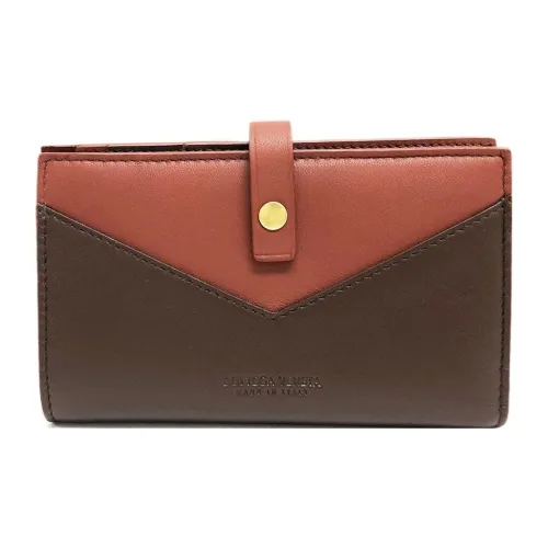 Bottega Veneta Телячья кожа Кошелек Женские Кирпич Коричневый