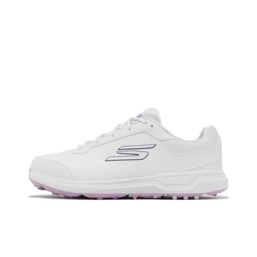 Skechers Go Golf Collection Низкие Топы Обувь для гольфа Женская Белая Фиолетовая