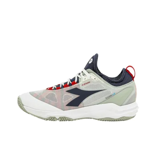 DIADORA Беговые кроссовки MID Топ Серый Зеленый Мужской