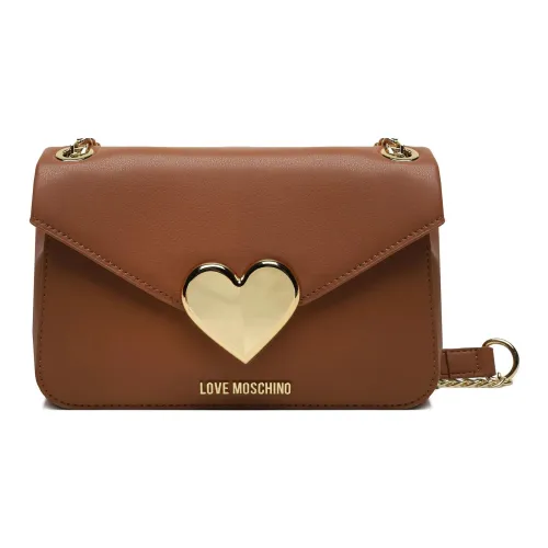 LOVE MOSCHINO Сумка через плечо из искусственной кожи маленькая женская сумка коричневая